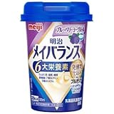 明治 メイバランスＭｉｎｉカップ ブルーベリーヨーグルト味 １２５ｍｌ【２４個セット】