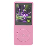 MP3プレーヤー、8GB MP3 MP4プレーヤーポータブル音楽プレーヤー、FMラジオ、ボイスレコーダー、電子書籍、HiFiロスレスサウンドMP3音楽プレーヤー、30時間再生 (ピンク)