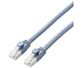 エレコム LANケーブル 仕様固定 CAT6A 爪折れ防止 0.5m ブルー LD-GPAT/BU05/ID