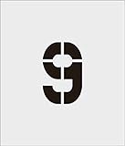 IM ステンシル 9 文字サイズ150×90mm AST69