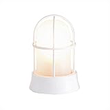 オンリーワン　真鍮製ポーチライト　BH1000　WH FR LE　白塗装仕上/くもりガラス/LED仕様　GI1-700137　【エクステリア照明　マリンライト】