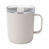 無印良品 目盛り付き 保温保冷 蓋付きマグカップ グレーベージュ 400mL 84334665