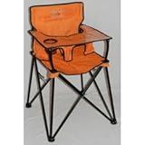 ポータブル旅行高椅子 オレンジ