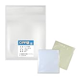 ミニ色紙用OPP袋 寸松庵サイズ 100枚入り 125x140+30mm 30ミクロン 本体側 開閉自在 テープ付き 透明 国産
