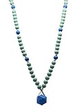 Silicone Teething Mala Necklace (Sweet Mint/Sky Blue) by Kiddles