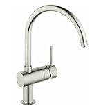 グローエ GROHE32917 DCC シングルレバーキッチン混合栓 スーパースチール 泡沫吐水 寒冷地仕様