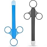 TOUFEIYUAN 注射器 ローション注入器 2本セット 10ml大容量 プラスチック 注射器 (ブラックブルー)