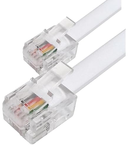 Amazon | 電話機コード モジュラーケーブル 6極4芯 30cm | シード