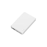 HIDISC モバイルバッテリー [CCC認証] 5000mAh 機内持ち込み 3C認証 薄型 軽量 Type-A×1(出力) Type-C×1(入力) microUSB×1(入力) ホワイト