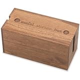 桐ケーブルボックス ミニ ブラウン 幅25cm×奥行12cm×高さ12.5cm 桐天然木 日本製 IW-0012
