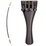 ウィットナー テールピース バイオリン用 アジャスター内蔵 1/16-4/4各サイズ (1/2サイズ)