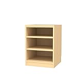 SHIRAI タナリオオーダーラック 高さ60 cm幅40 cm奥行44 cmナチュラルビーチ色棚強度T追加棚板2型番TNL-EM6040FTF2NB2