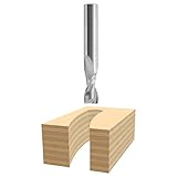 Bosch 85912M Solid Carbide 3/8-Inch x 1-Inch Up Spiral Double Flute 3/8-Inch Shank Router Bit by BOS