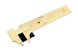 Jeweler's 3 Brass Vernier Caliper - SAE & Metric by Hawk