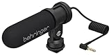 Behringer カメラ用ステレオコンデンサーショットガンマイクロフォン 3.5mm端子 XY方式 VIDEO MIC X1 ブラック