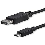 StarTech.com ディスプレイ変換ケーブル/USB-C - DP/1m/4K60Hz/ブラック