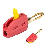 Jiimhte スピーカーワイヤーバナナプラグ、スピーカー用バナナプラグ | ワイヤーコネクタバナナプラグ,クイックコネクトバナナジャック、スピーカーワイヤープラグスピーカー端子、バナナアダプターコネクター