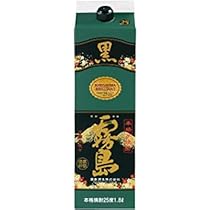 黒霧島 1800ml 25% 12 本セット　②　霧島酒造 お酒 焼酎 霧島酒造 黒霧島EX パック 25° 1800ml : チャップリン