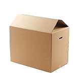 KKCF 段ボール大ハードボード移動ボックス5層段ボール箱フラットパッケージ郵送用品60x40x50cm1パックにつき10または20 (色 : Quantity10, サイズ さいず : 60x40x50cm)