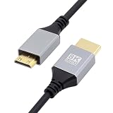 CY Cable Mini HDMI 2.1 超薄型HDTVケーブル 8K 4K ハイパーフレキシブル スリムコード Type-A to Type-C HDTV 50cm用