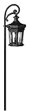 Hinkley Lighting 1513MB Raley Path Light, 18 Watt T5 Wedge Base Light Bulb, Museum Black [並行輸入品]