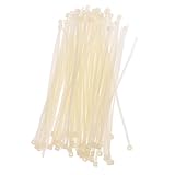 Homyl ナイロンネクタイ ホワイト UL認定 再使用可能 約1000個入り 全4種類 電線/ケーブル編成 耐食性 家庭/ビジネス/オフィス適用 高品質 耐候性 - 3×120mm