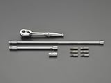 エスコ 1/4"sq[ビットホルダー・ラチェット]ツールセット EA617G-22