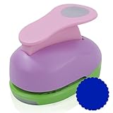 (アウプル) クラフトパンチ 5cm 大型 スキャロップサークル 菊 波状 ハンドメイド DIY 用品 穴あけ パンチ