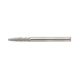 TRUSCO(トラスコ) 超硬バー 砲弾型 Φ3X刃長6X軸3 シングルカット TB3A031S