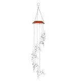 Decdeal LED ソーラー風鈴 色が変更でき 防水 ホーム/パーティー/夜/庭 装飾 … (7)