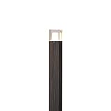 タカショー HBC-D44E HBC-D44E アートウッドポールライト2型ブラックエボニー12-24V