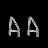 1セットfor PS5 slimスタンド 横置きスタンド for PS5本体横置き収納スタンド 簡単なスタンド for PS5 slimブラケット ディスク版とデジタル版に対応 放熱改善 for PS5スリムイージースタンド for PS5 アクセサリー (A ディスク版対応)