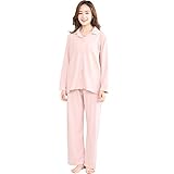 greenleafbaby マタニティ パジャマ 授乳服 ナイトウェア 授乳口 ウエスト調整付き (ピンク, Ｌ)