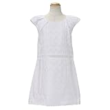 [クリスチャン・ディオール] Christian Dior ノースリーブ 子供ドレス ワンピース CD-0287WHT 10Aサイズ