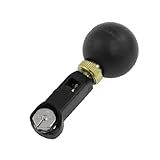 uxcell ガラスカッターヘッド　ブラック　プラスチック　コンパスグラスサークル丸カッターヘッド