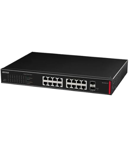Amazon | BUFFALO レイヤー2 Giga スマートスイッチ 16ポート BS 