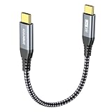 ショートUSB C - USB Cケーブル 1フィート USB C 3.2 Gen 2ケーブル
