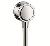 Hansgrohe 16884001 C Wall Outlet with Check Valve, Chrome [並行輸入品]