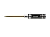 スクエア 匠ミニドライバー (2.0mmヘックス) ハイスビットチタンコート仕上 TRX-020H