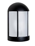 Besa Lighting 315257-FR 1X75W A19 Costaluz 3152 Series Wall Mount Lighting Fixture, Black Finish [並行