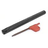 uxcell 内部スレッド切りバー 旋削工具ホルダ 　スチール製ブラック　S12M-STUCR11 CNC