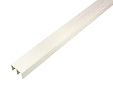 光 内窓作成部品 上レールホワイト18x30.5x2100mm