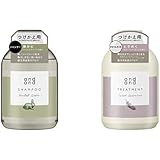 【セット買い】andand(アンドアンド) 静かに[ノンシリコーン処方] シャンプー ハーバルグリーンの香り 480ml & ときめく[ノンシリコーン処方] トリートメント スウィートジャスミンの香り 詰替え用 480ml