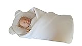 BlueberryShop FLEECE with Pillow Very WARM and Cute Swaddle Wrap Blanket Sleeping Bag baby shower GI