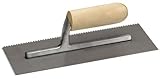 QLT By MARSHALLTOWN 971 11-Inch by 4-1/2-Inch Notched Trowel V with Wood Handle [並行輸入品]