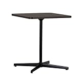 arne カフェテーブル ダイニングテーブル 幅60cm 高さ70cm 北欧 デスク 机 コンパクト ソファーテーブル cafe-SP606023TD ダークブラウン