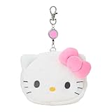 サンリオ(SANRIO) フェイス形パスケース＆ポーチ ハローキティ 綿・PVC・スチール・ポリエステル 定期入れ リール付き 小物収納 対象年齢15才以上 293644