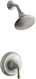 KOHLER K-T10276-4-BN Forte Rite-Temp Pressure-Balancing Shower Faucet Trim, Vibrant Brushed Nickel [