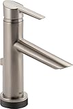 Delta 561T-SS-DST Compel Single Lever Handle Bathroom Faucet with Touch2O.XT Technology, Stainless [