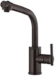 Danze D404058BS Parma Single Handle Pull-Out Kitchen Faucet with SnapBack Retraction [並行輸入品]